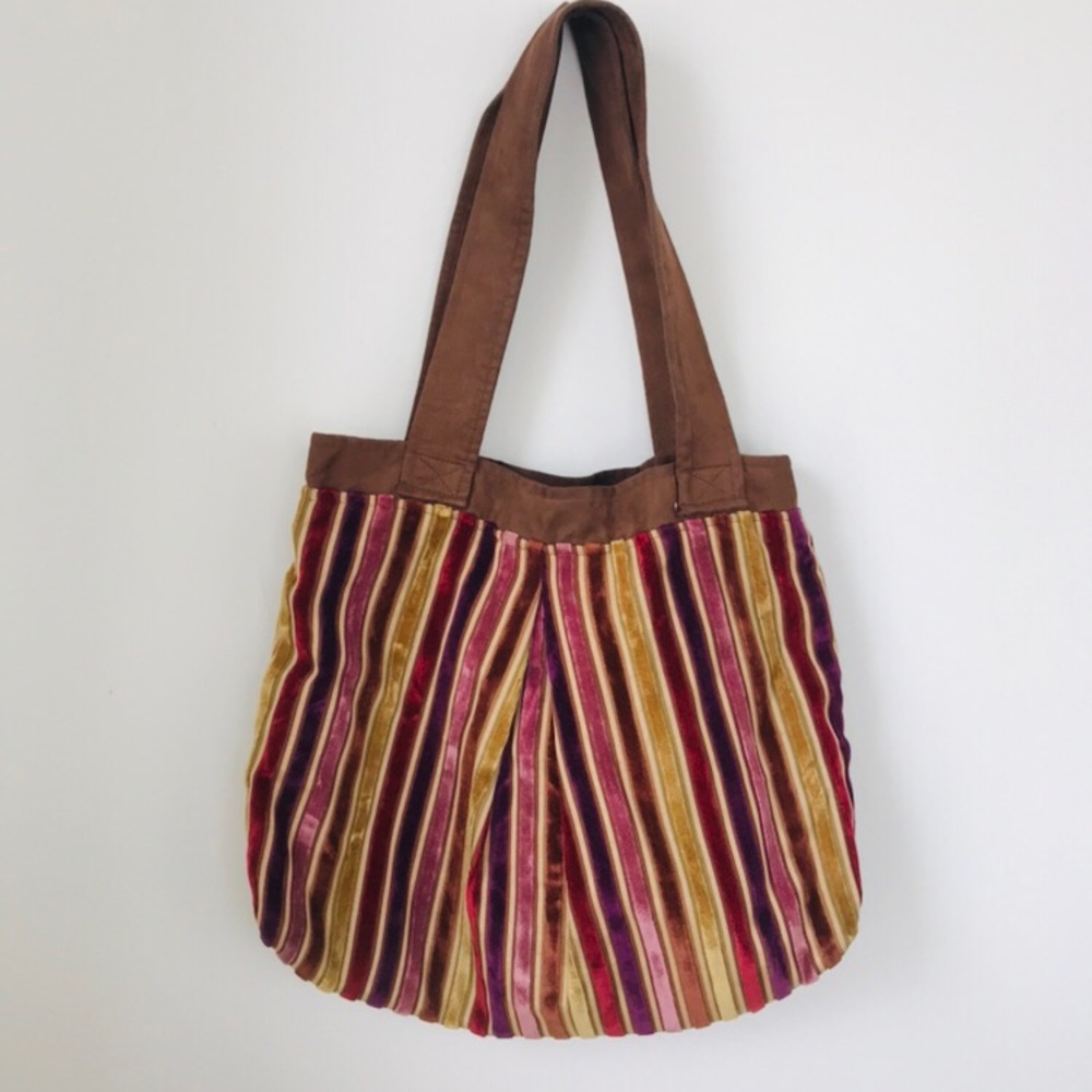 Corduroy Striped Bag ✌🏻
